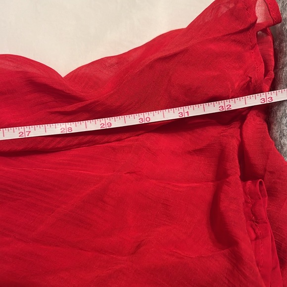 Banana republic tank flowy midi Red dress nwt large - Picture 7 of 8